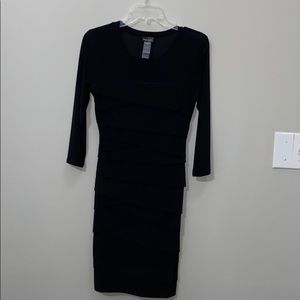 Black cocktail dress